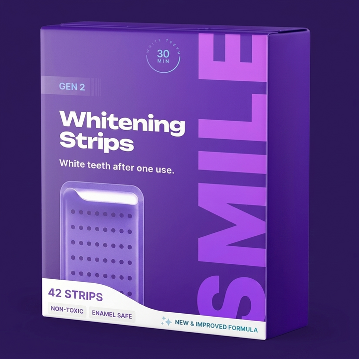Gentle Teeth Whitening Strips