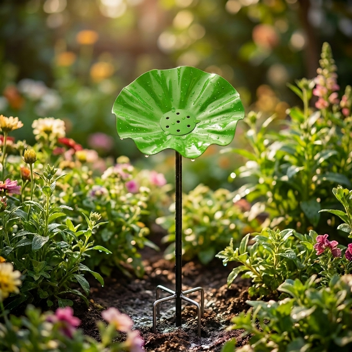 Metal Flower Garden Bird Feeder