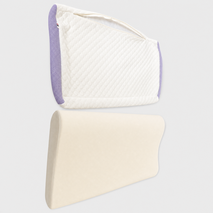 Breathable cervical TPE cushion with zero-pressure supportBreathable cervical cushion with zero-pressure support