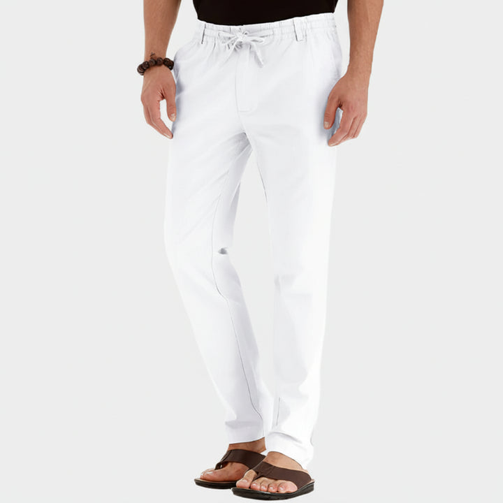 Casual Summer Pants with Elastic Waistband for Men