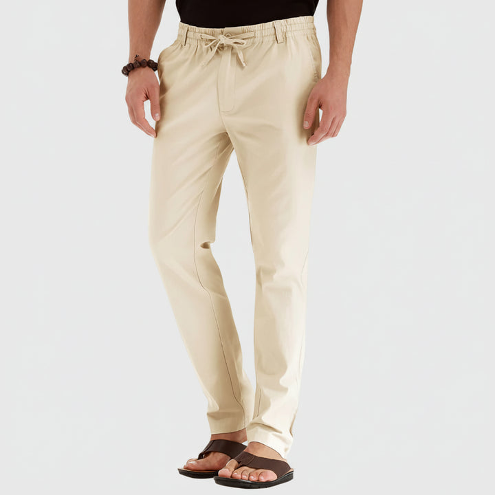 Casual Summer Pants with Elastic Waistband for Men
