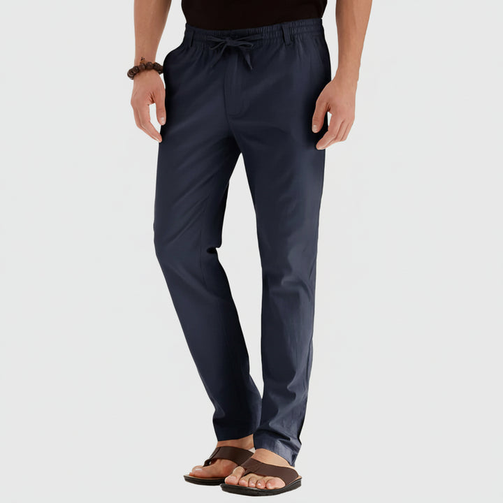 Casual Summer Pants with Elastic Waistband for Men