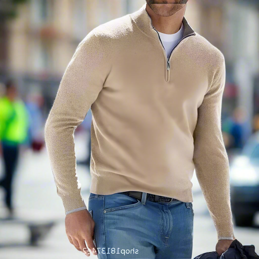 Classic Zipper Sweater for Men
