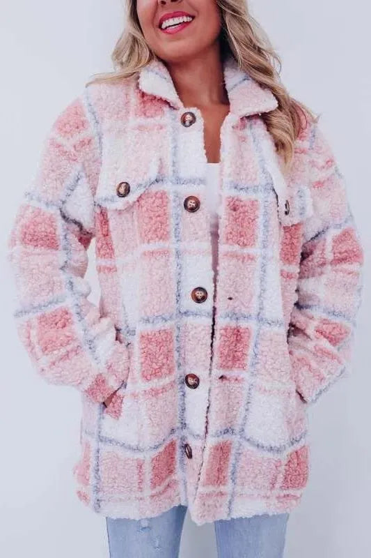 Miramar Women's Checkered Button-Down Cardigan