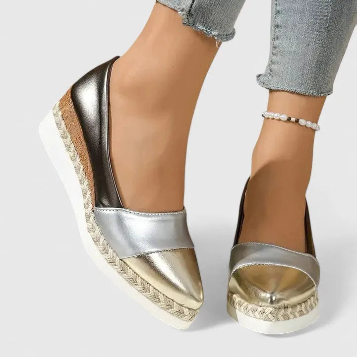 Natania Women's Platform Espadrille Flats