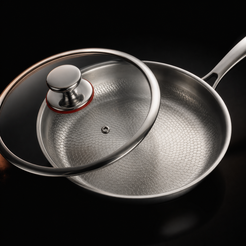 Gehamerde Titanium Pan