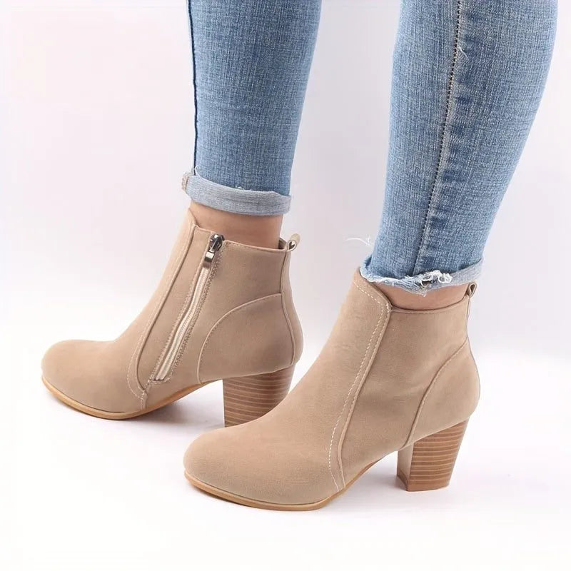 Ophelia Women's Block Heel Ankle Boots