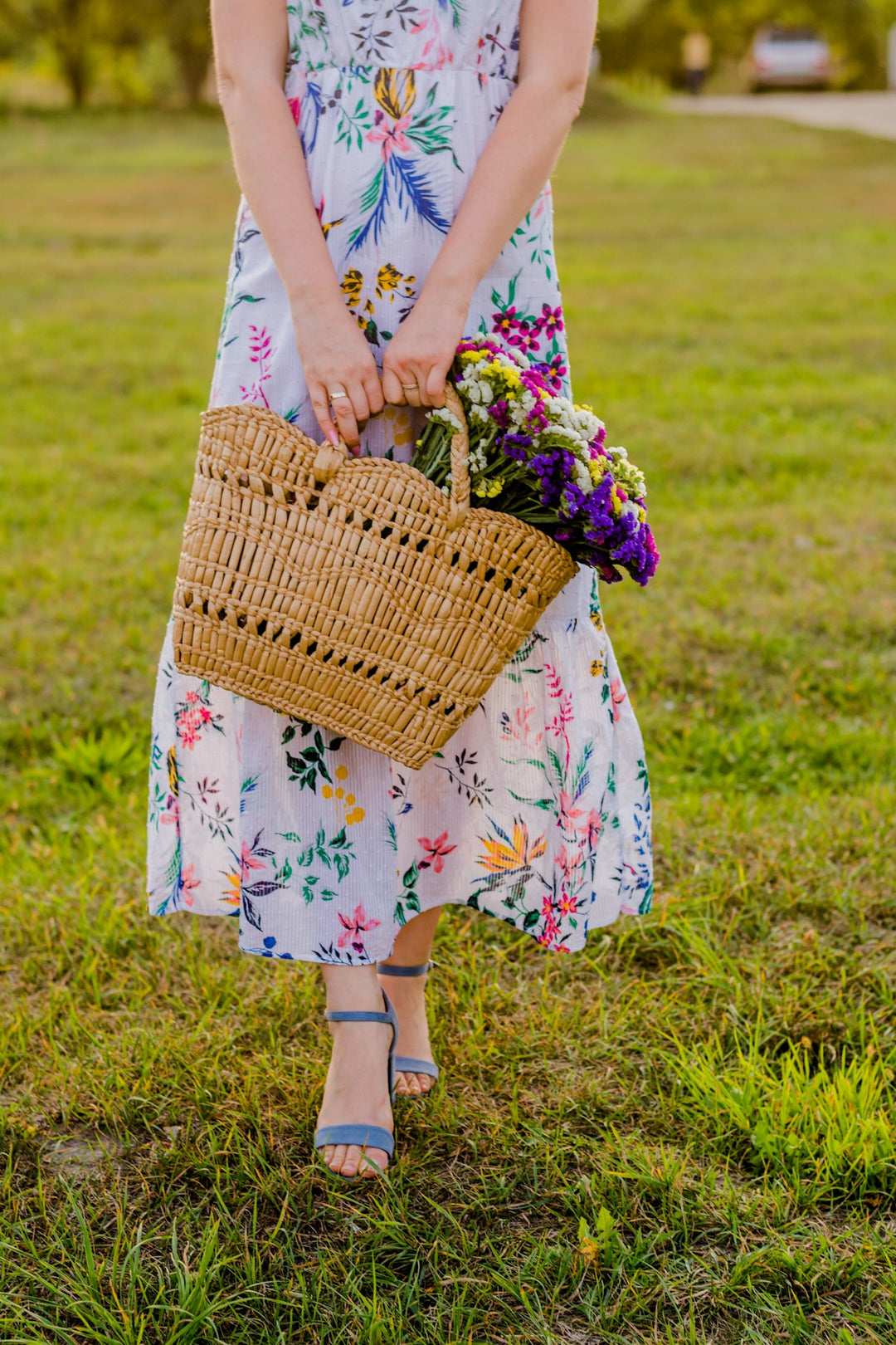 Floral midi dress