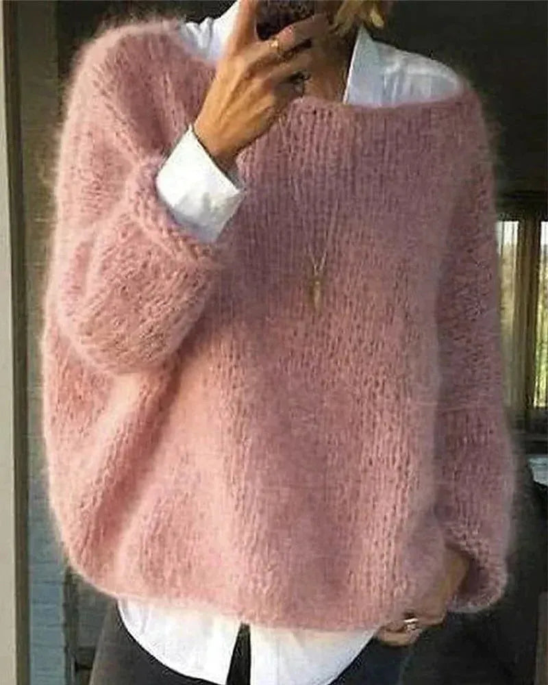 Saraid Women's Mohair Knit Oversized Sweater