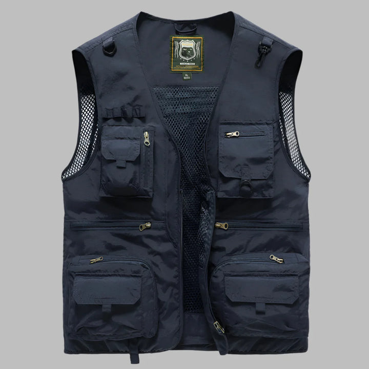 Multi‑Pocket Summer Vest for Men