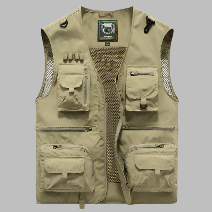 Multi‑Pocket Summer Vest for Men