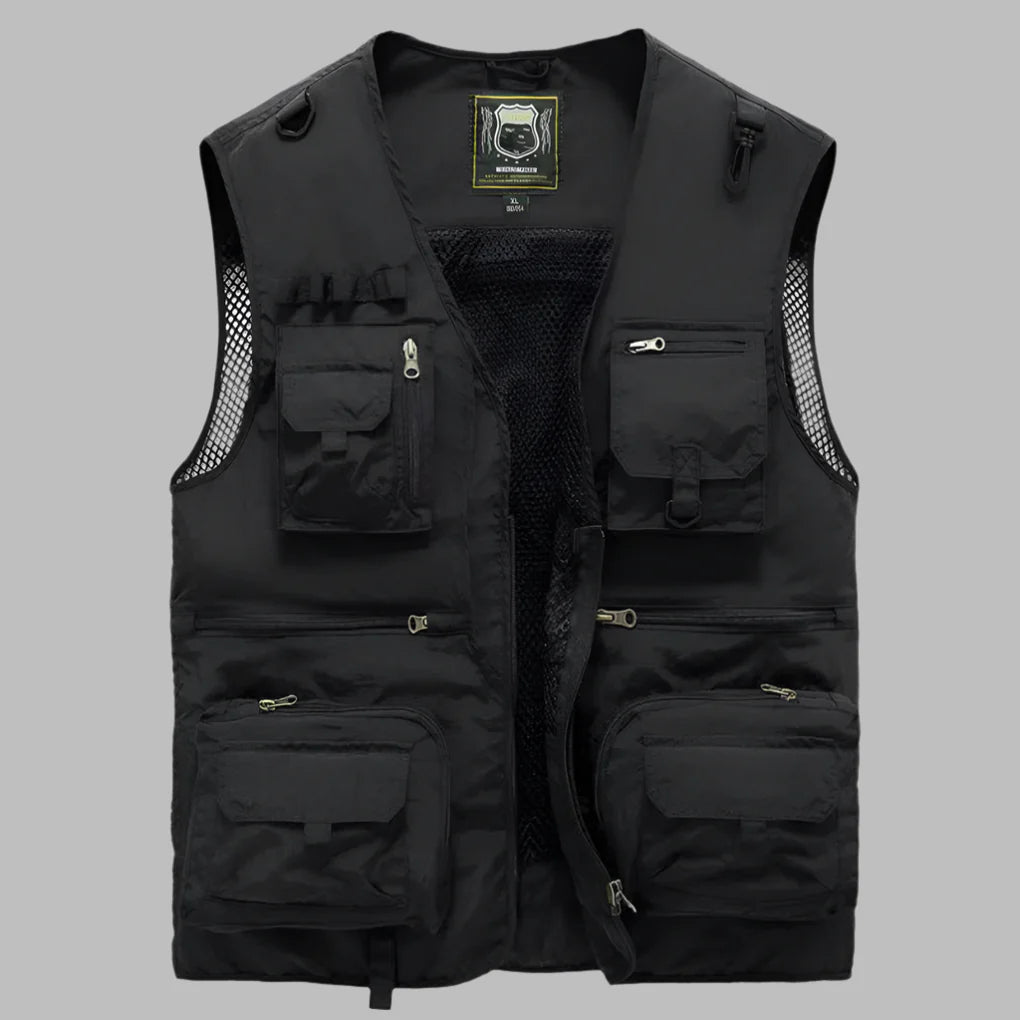 Multi‑Pocket Summer Vest for Men