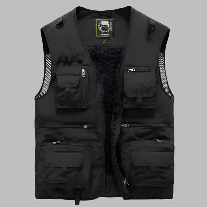 Multi‑Pocket Summer Vest for Men