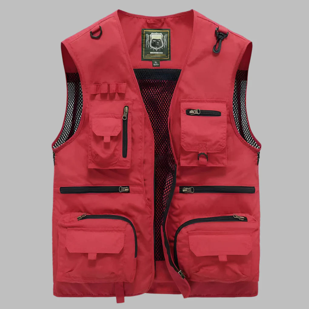 Multi‑Pocket Summer Vest for Men