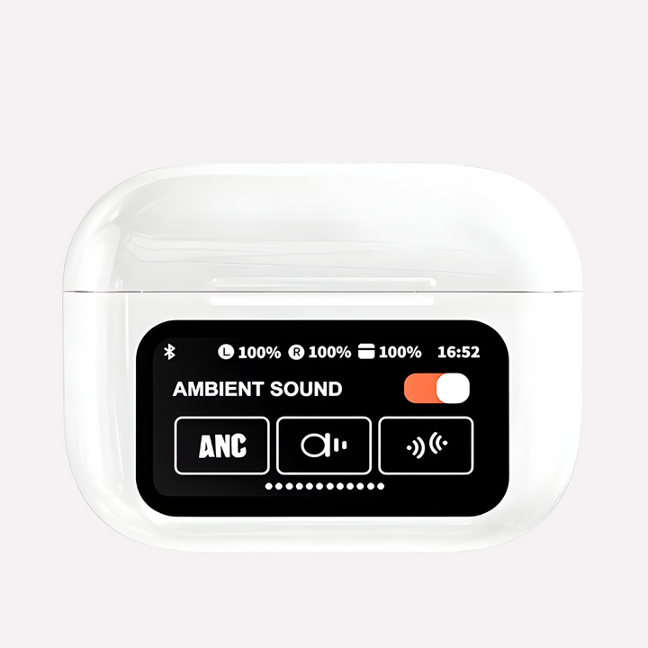 Wireless Earbuds With Display Case