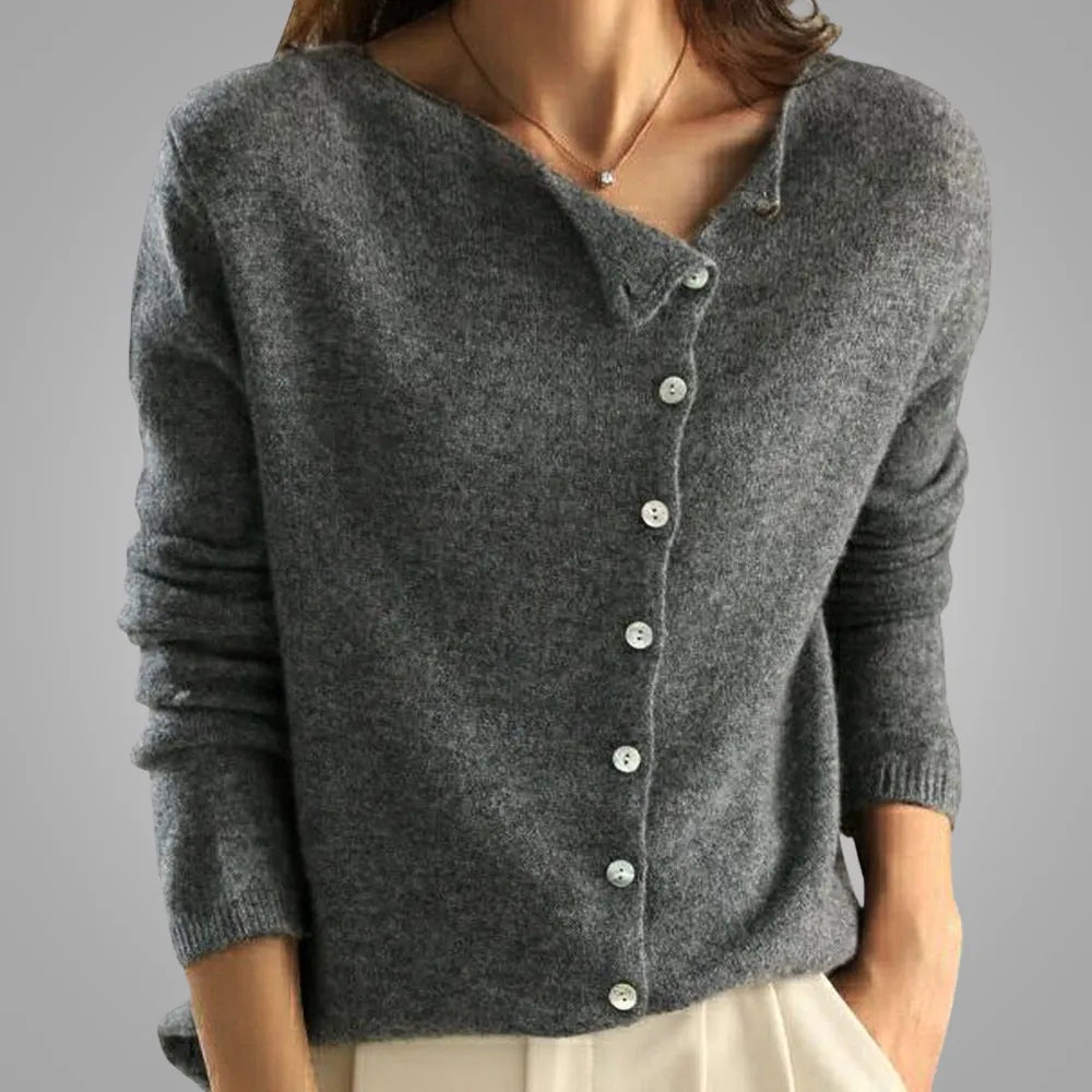 Thalia Women's Button-Down V-Neck Cardigan