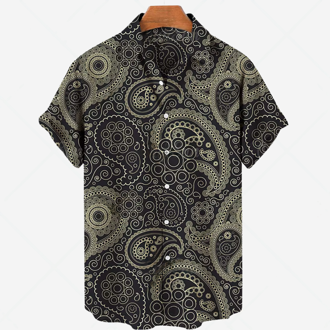 Print Style - Casual Short-Sleeve Shirt for Men