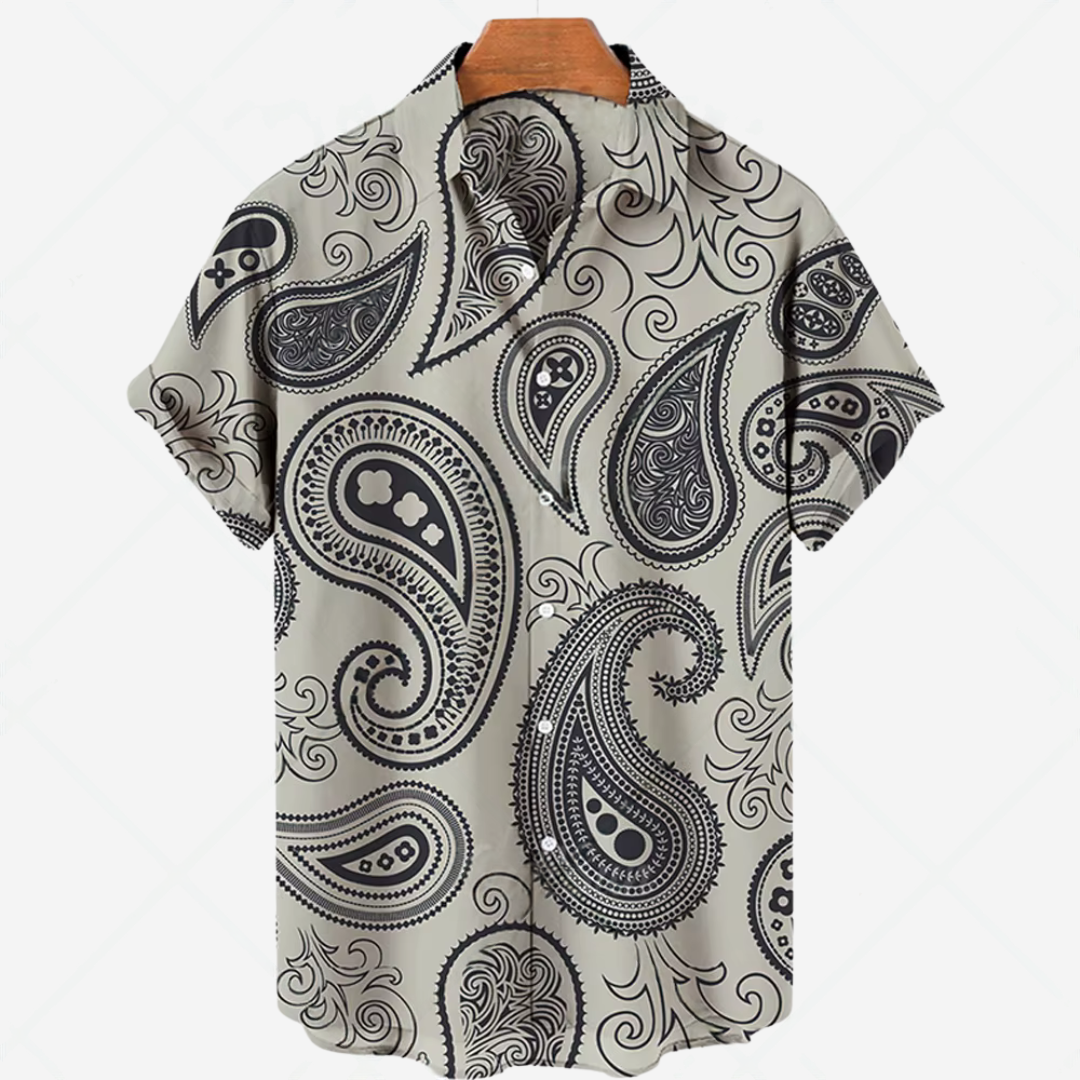 Print Style - Casual Short-Sleeve Shirt for Men