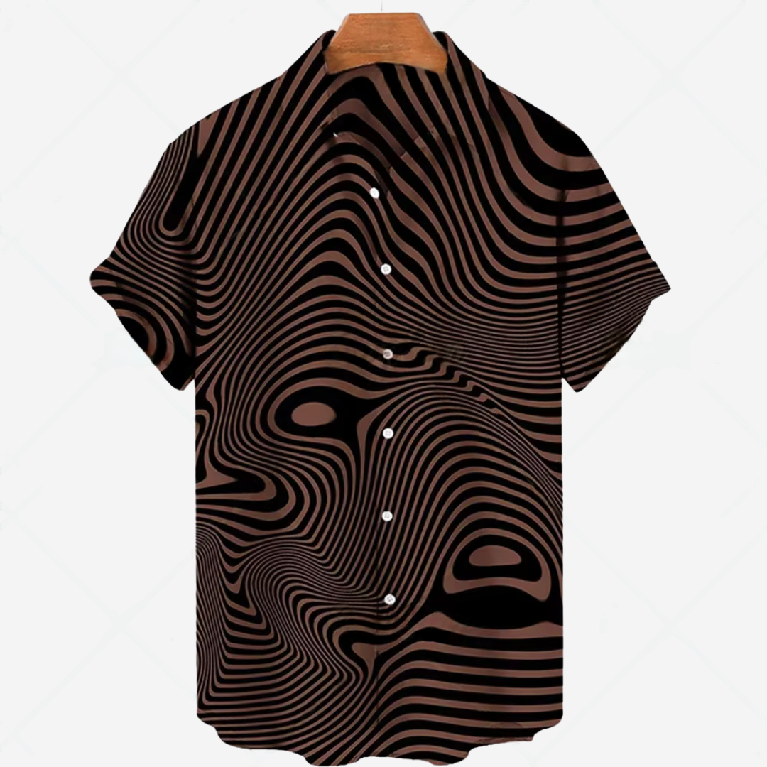 Print Style - Casual Short-Sleeve Shirt for Men