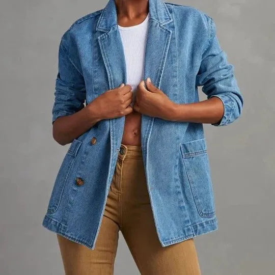 Yasmin Women's Oversized Denim Jacket